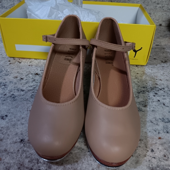 Bloch Leather Techno Tap Dance Shoes Style S0302L Show Tapper Tan - Picture 2 of 5